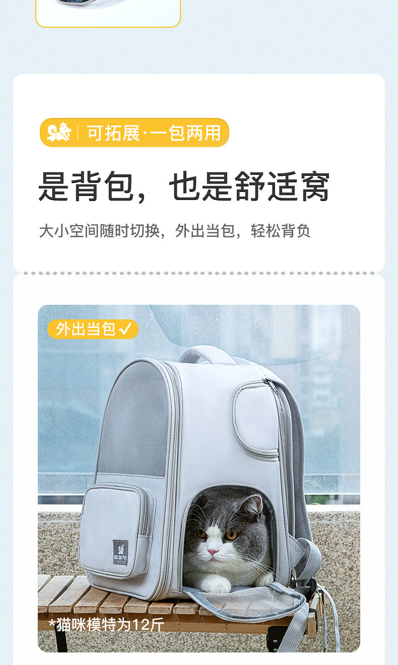 Portable Cat Carrier with Opening