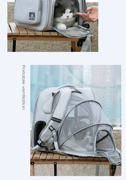 Portable Cat Carrier with Opening