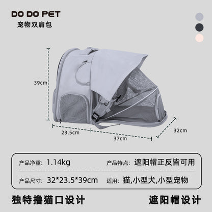 Portable Cat Carrier with Opening