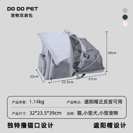 Portable Cat Carrier with Opening