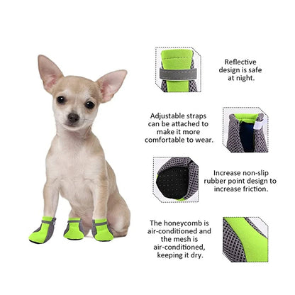Dog Shoes Breathable Waterproof
