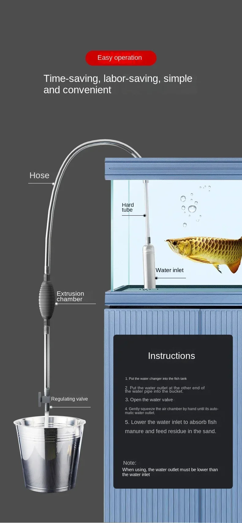 Fish Tank Water Changer