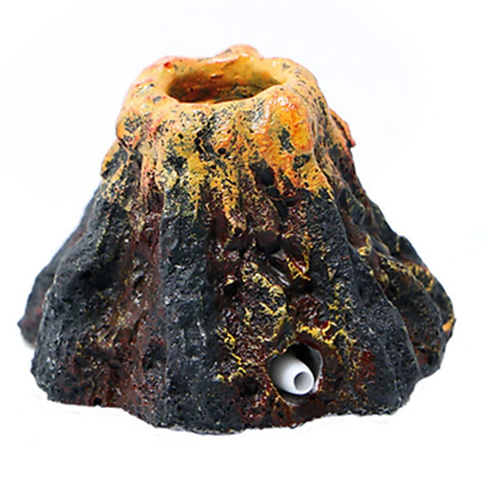 Aquarium Volcano Bubble Stone – Oxygenating Volcano Decoration