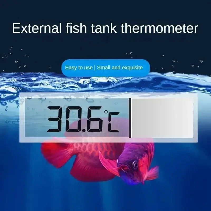 Digital Aquarium Thermometer – LCD Fish Tank Temperature Meter