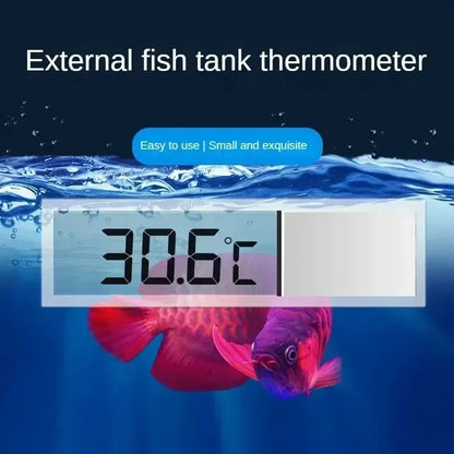 Digital Aquarium Thermometer – LCD Fish Tank Temperature Meter