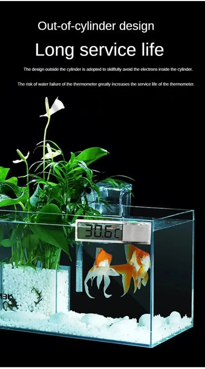 Digital Aquarium Thermometer – LCD Fish Tank Temperature Meter