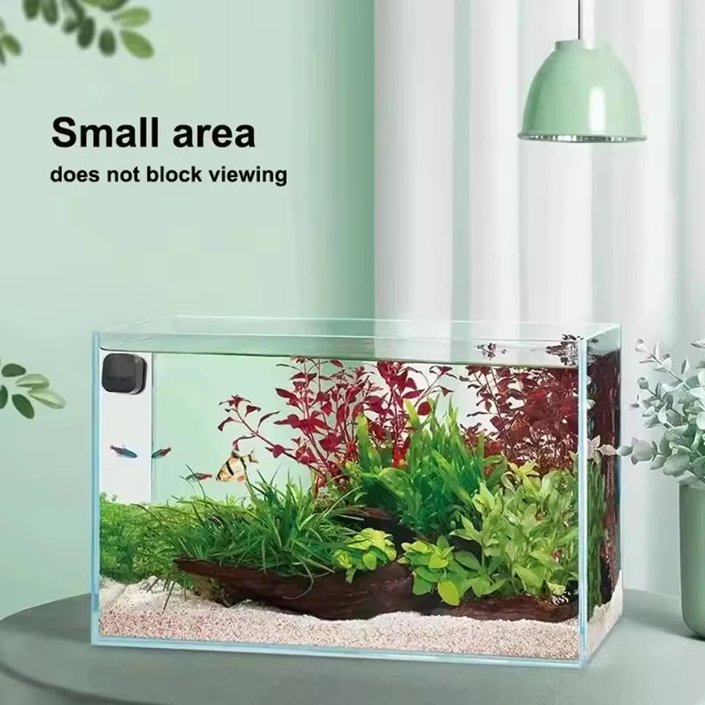 Magnetic Aquarium Glass Cleaner – Mini Algae Scraper Brush