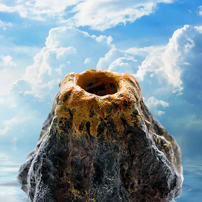 Aquarium Volcano Bubble Stone – Oxygenating Volcano Decoration