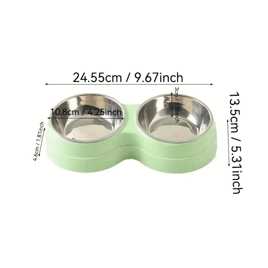1 Dual Bowl Stainless