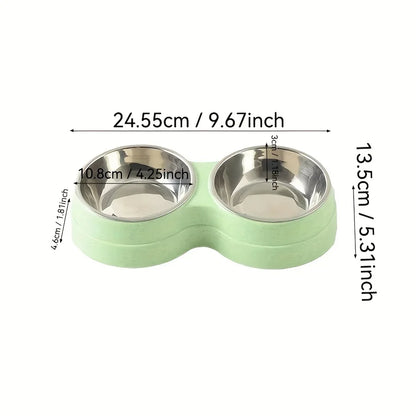 1 Dual Bowl Stainless