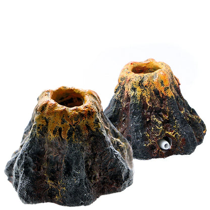 Aquarium Volcano Bubble Stone – Oxygenating Volcano Decoration