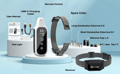 Digital Dog Training Collar Waterproof Rechargeable Remote Control